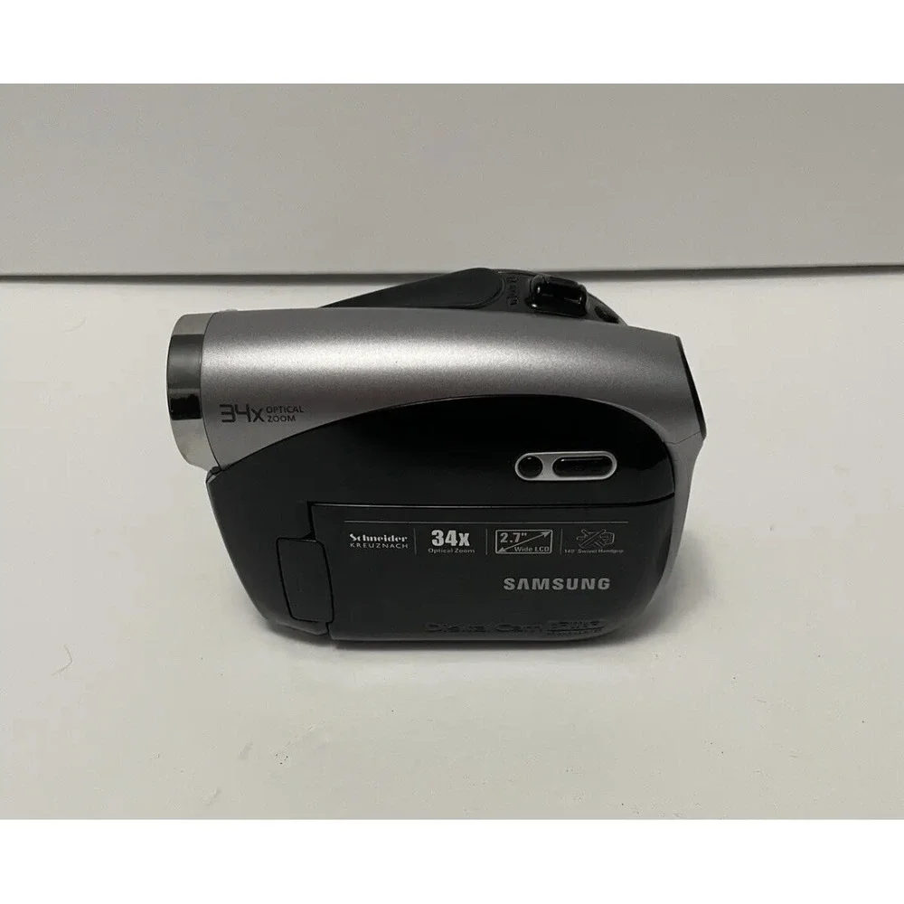 Samsung SC-DX103 DVD Camcorder 34x Optical Zoom w/ Case & Charger Tested Working